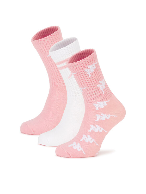 Kappa Дълги чорапи KR_SUPERT_SS25 (3-PACK) Розов цвят на ниска цена