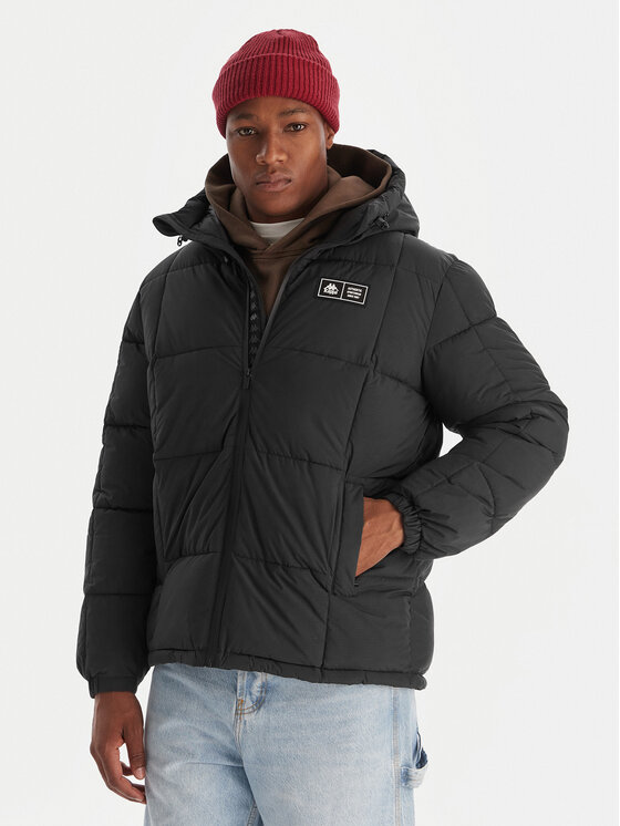Kappa Зимно яке Olmy 311M7DW Черен Comfort Fit цвят на ниска цена