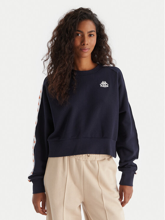 Kappa Суитшърт Banda Marbella 311U1TW Тъмносин Regular Fit цвят на ниска цена