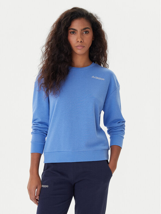 Kappa Суитшърт Logo Fekka 371M5EW Син Regular Fit цвят на ниска цена