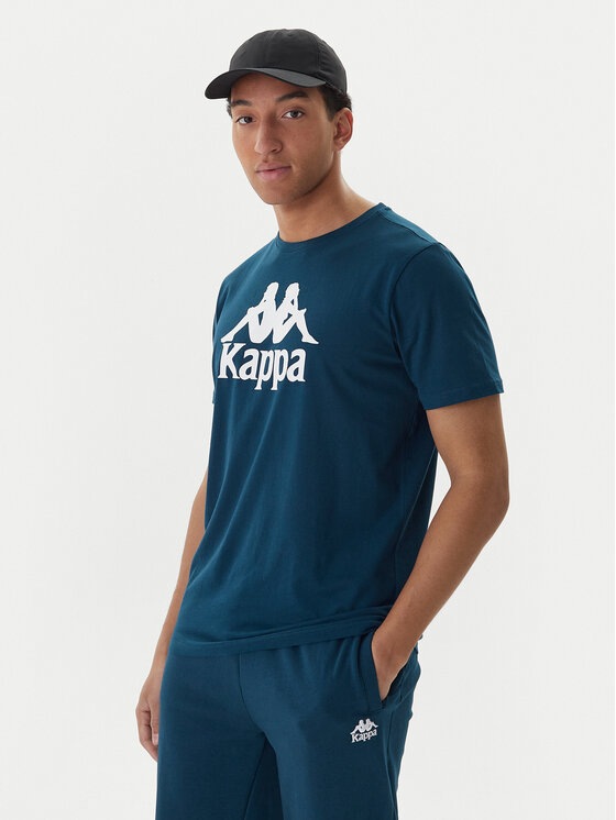 Kappa Тишърт Authentic 361N6QW Тъмносин Regular Fit цвят на ниска цена