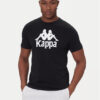 Kappa Тишърт Authentic 361N6QW Черен Regular Fit цвят на ниска цена