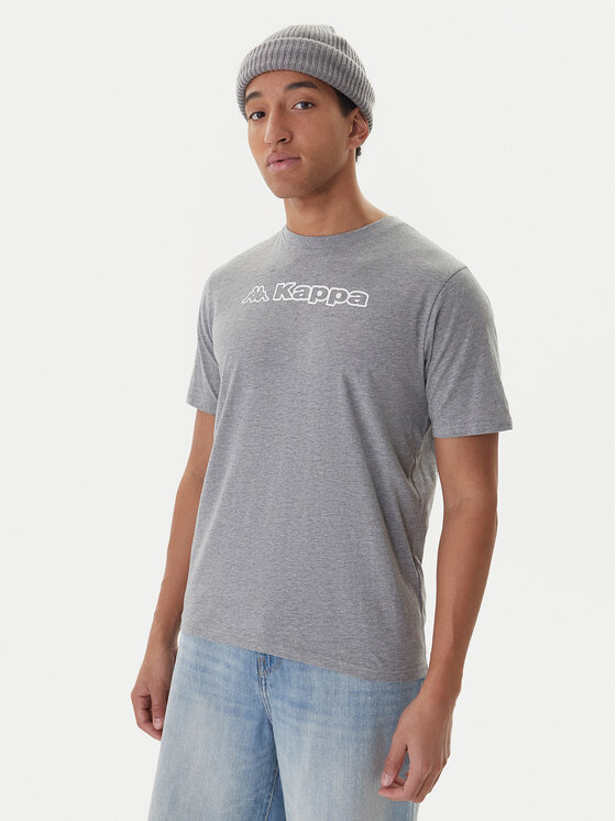 Kappa Тишърт Feddu 311H7HW Сив Regular Fit цвят на ниска цена