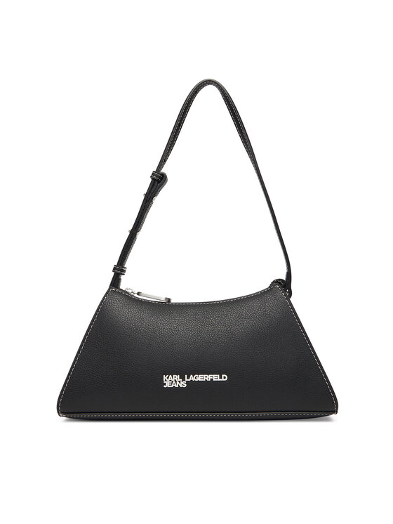 Karl Lagerfeld Jeans Дамска чанта A3W30011 Черен цвят на ниска цена