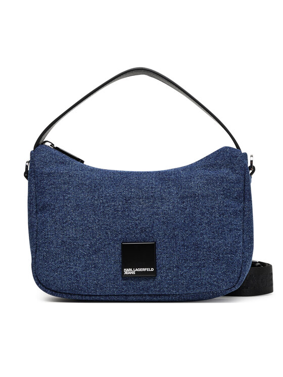 Karl Lagerfeld Jeans Дамска чанта A3W30210 Син цвят на ниска цена