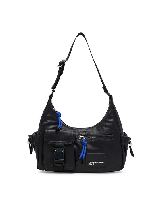 Karl Lagerfeld Jeans Дамска чанта A3W30225 Черен цвят на ниска цена