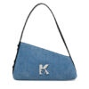 Karl Lagerfeld Jeans Дамска чанта A3W30238 Син цвят на ниска цена