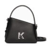 Karl Lagerfeld Jeans Дамска чанта A3W30289 Черен цвят на ниска цена
