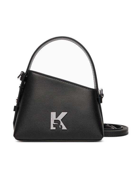 Karl Lagerfeld Jeans Дамска чанта A3W30289 Черен цвят на ниска цена