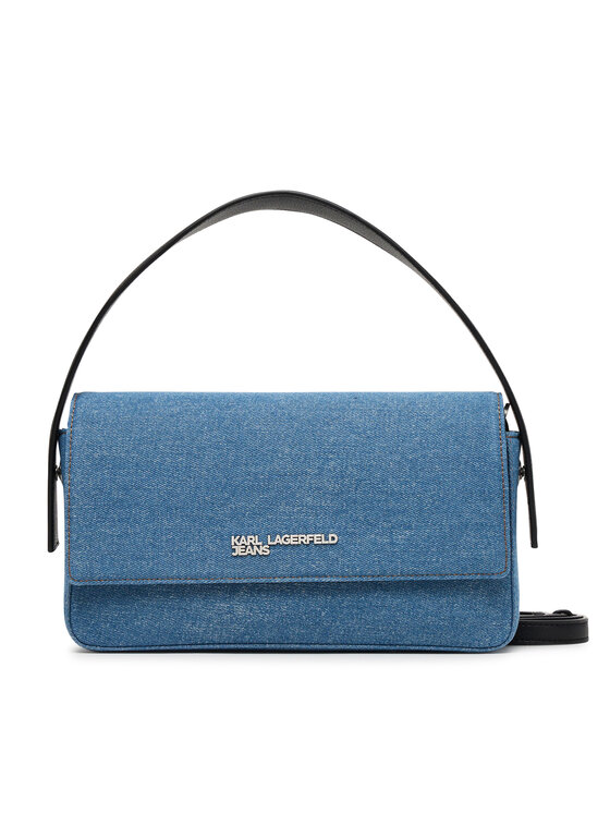 Karl Lagerfeld Jeans Дамска чанта A3W30326 Син цвят на ниска цена