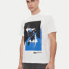 Karl Lagerfeld Jeans Тишърт A2M17036 Бял Regular Fit цвят на ниска цена