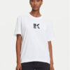 Karl Lagerfeld Jeans Тишърт A3W17094 Бял Regular Fit цвят на ниска цена