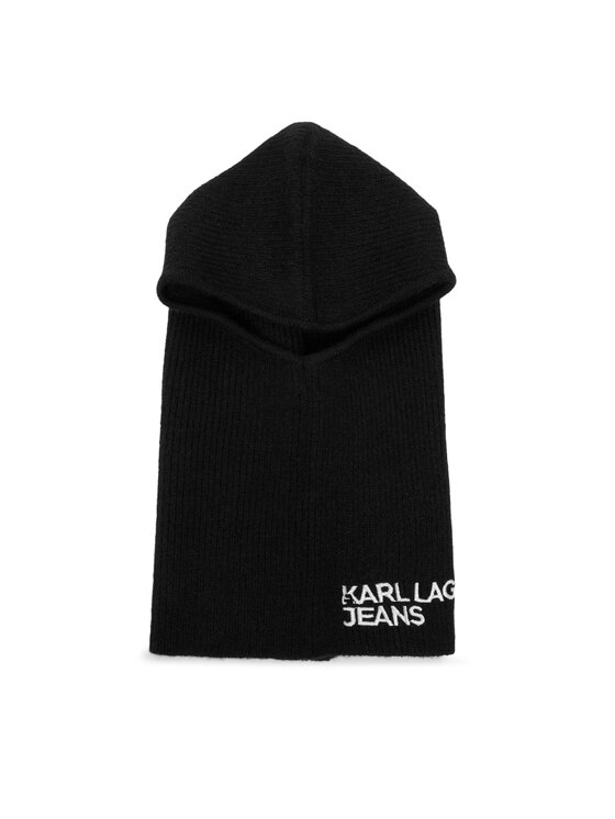 Karl Lagerfeld Jeans Шапка маска 246J3403 Черен цвят на ниска цена