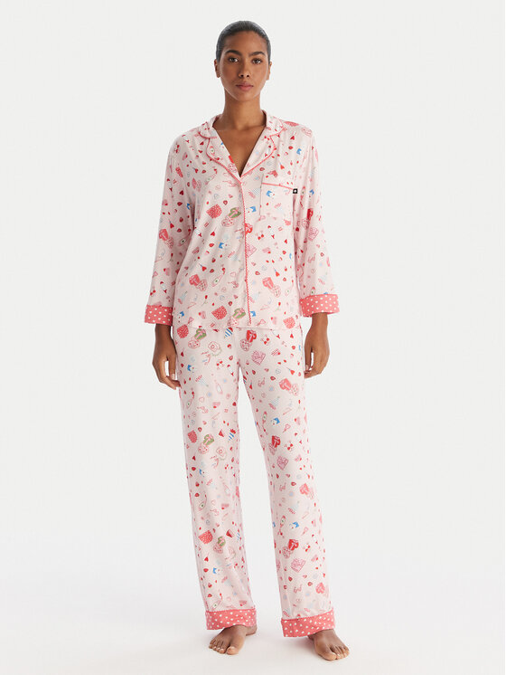 Kate Spade Пижама KSI82772 Розов Regular Fit цвят на ниска цена