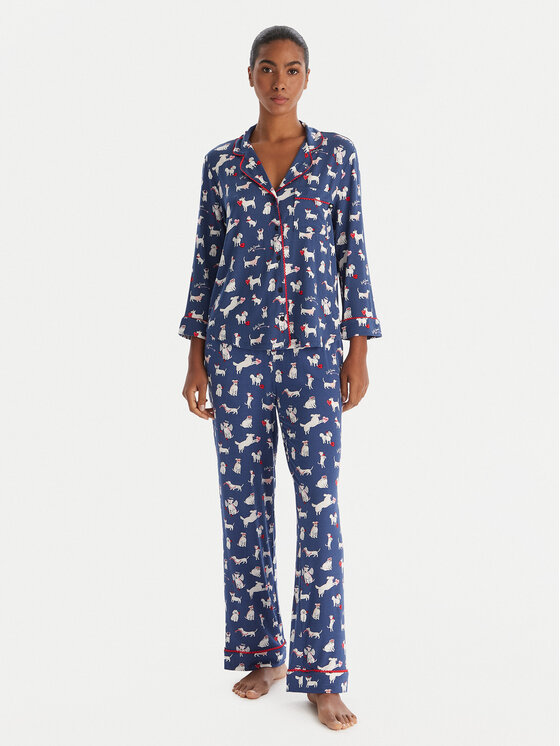 Kate Spade Пижама KSI82772 Син Regular Fit цвят на ниска цена