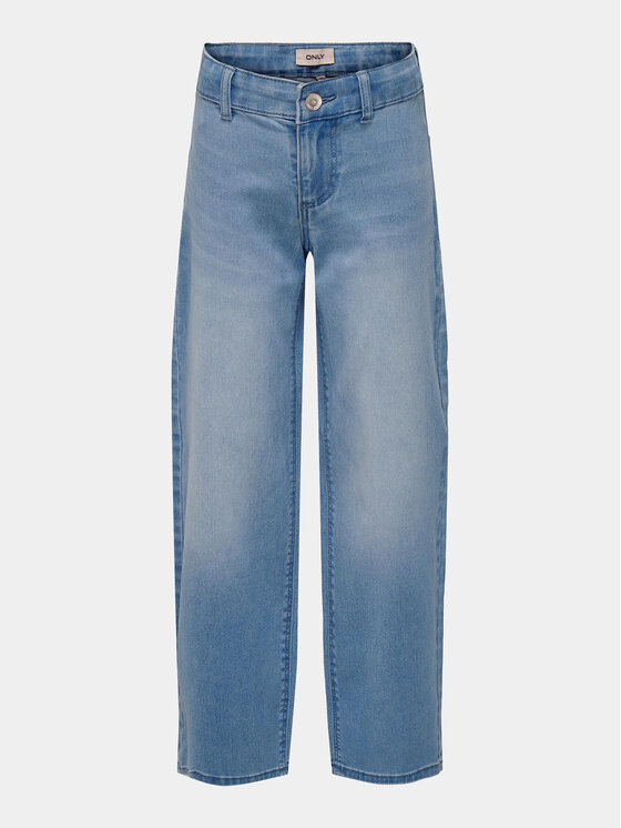 Kids ONLY Дънки Sylvie 15312975 Син Wide Leg цвят на ниска цена