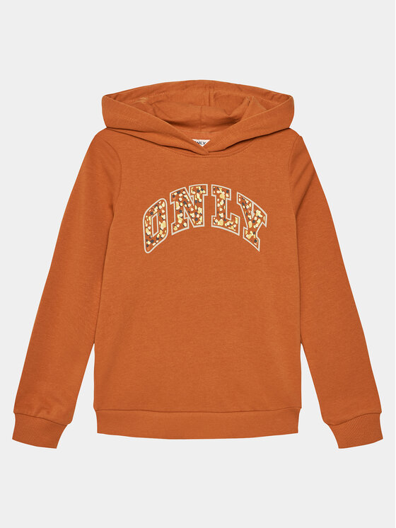 Kids ONLY Суитшърт Jana 15319464 Оранжев Regular Fit цвят на ниска цена