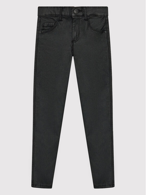 Kids ONLY Текстилни панталони Royal 15210750 Черен Skinny Fit цвят на ниска цена