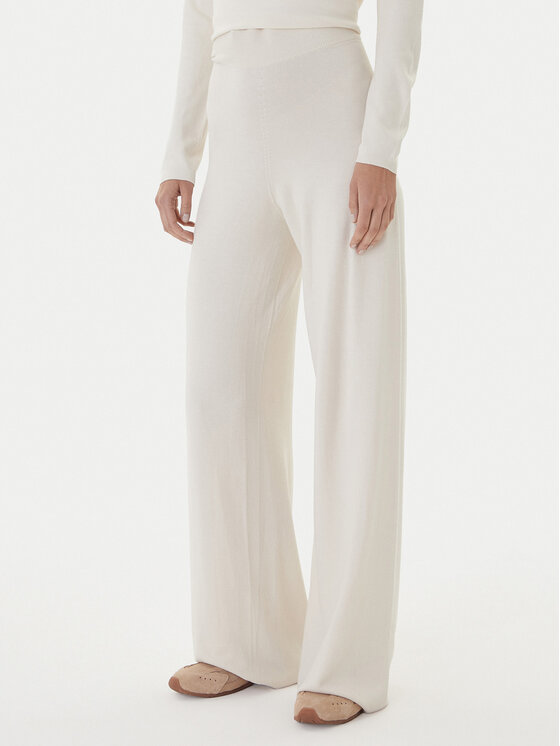 Kontatto Плетени панталони 3M0803C Екрю Regular Fit цвят на ниска цена