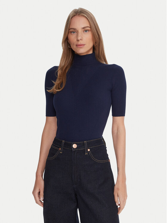 Kontatto Поло 3M0821C Тъмносин Slim Fit цвят на ниска цена