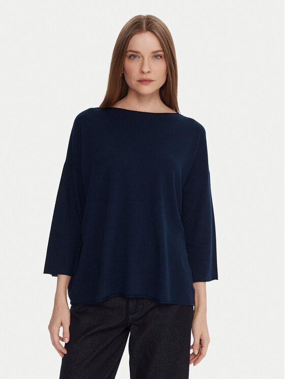 Kontatto Пуловер 3M0801C Тъмносин Regular Fit цвят на ниска цена