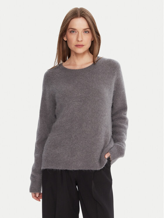 Kontatto Пуловер 3M0863C Сив Relaxed Fit цвят на ниска цена