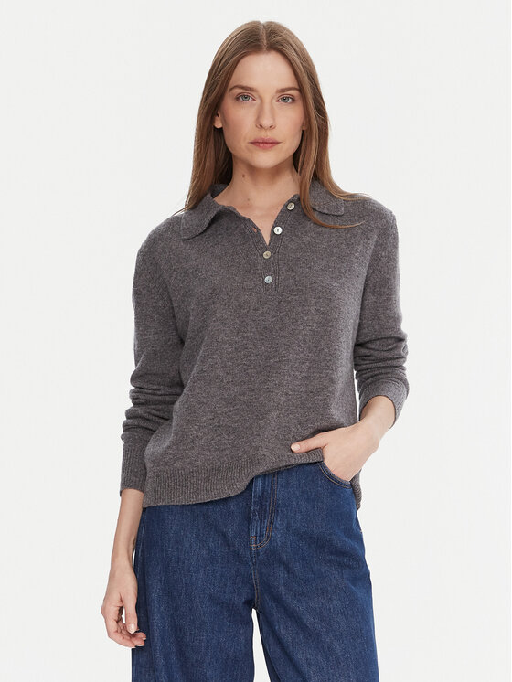 Kontatto Пуловер 3M0977C Сив Regular Fit цвят на ниска цена