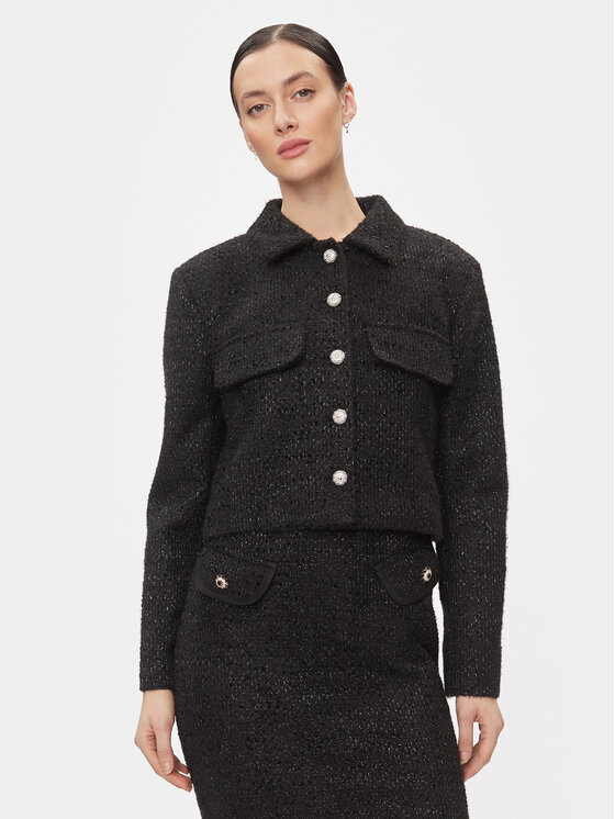 Kontatto Сако NO159F Черен Regular Fit цвят на ниска цена