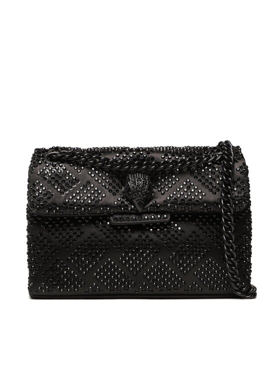 Kurt Geiger Дамска чанта Fabric Mini Kensington 9546600609 Черен цвят на ниска цена