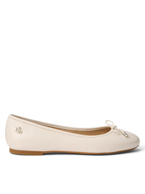 LAUREN RALPH LAUREN Балеринки 802940728006 Екрю цвят на ниска цена