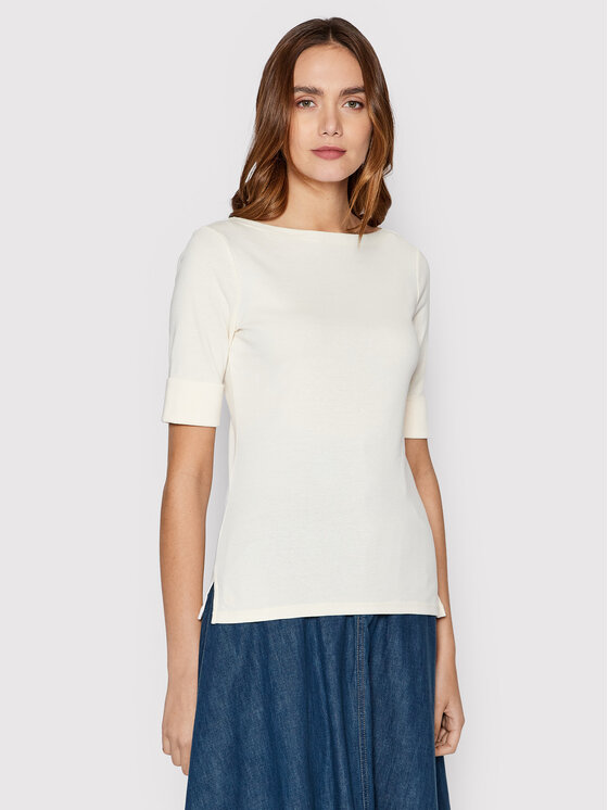 LAUREN RALPH LAUREN Блуза 200654963036 Екрю Regular Fit цвят на ниска цена