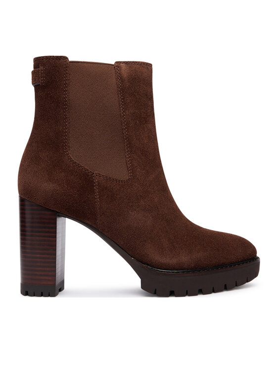 LAUREN RALPH LAUREN Боти Layne 802942566002 Кафяв цвят на ниска цена