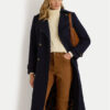 LAUREN RALPH LAUREN Вълнено палто 297P04150002 Тъмносин Regular Fit цвят на ниска цена