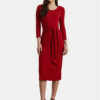 LAUREN RALPH LAUREN Ежедневна рокля 200973598002 Червен Slim Fit цвят на ниска цена