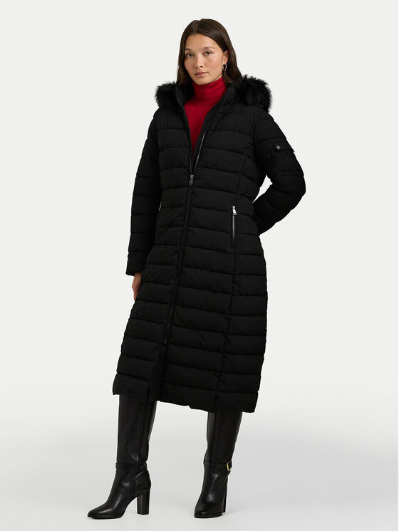 LAUREN RALPH LAUREN Зимно яке 297957502001 Черен Regular Fit цвят на ниска цена