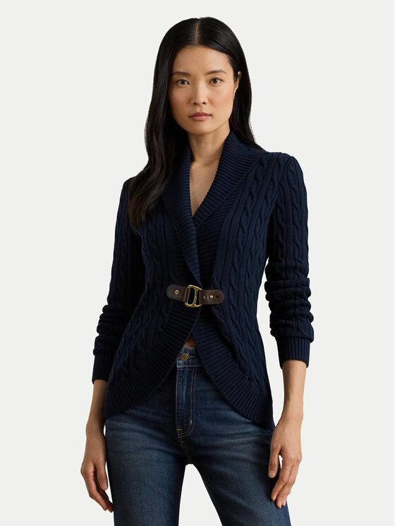LAUREN RALPH LAUREN Кардиган 200P03473001 Тъмносин Regular Fit цвят на ниска цена