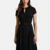 LAUREN RALPH LAUREN Коктейлна рокля 200973369002 Черен Flare Fit цвят на ниска цена