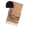 LAUREN RALPH LAUREN Комплект шал и шапка LAUREN RALPH LAUREN-454P04494001 Бежов цвят на ниска цена