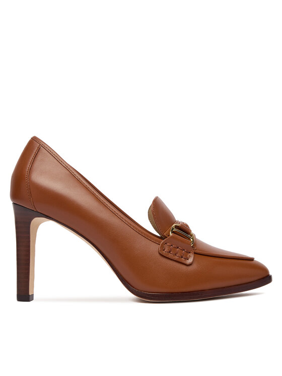 LAUREN RALPH LAUREN Обувки на ток 802P04169002 Кафяв цвят на ниска цена