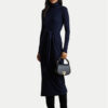 LAUREN RALPH LAUREN Плетена рокля 200980028001 Тъмносин Slim Fit цвят на ниска цена