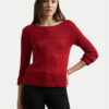 LAUREN RALPH LAUREN Пуловер 200909317006 Червен Relaxed Fit цвят на ниска цена