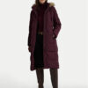 LAUREN RALPH LAUREN Пухено яке 297957518003 Бордо Regular Fit цвят на ниска цена