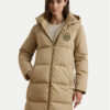 LAUREN RALPH LAUREN Пухено яке 297962675003 Бежов Regular Fit цвят на ниска цена