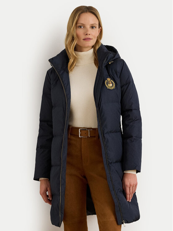 LAUREN RALPH LAUREN Пухено яке 297P04126003 Тъмносин Straight Fit цвят на ниска цена
