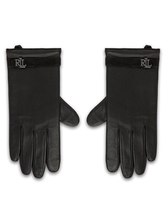 LAUREN RALPH LAUREN Ръкавици 454927240001 Черен цвят на ниска цена
