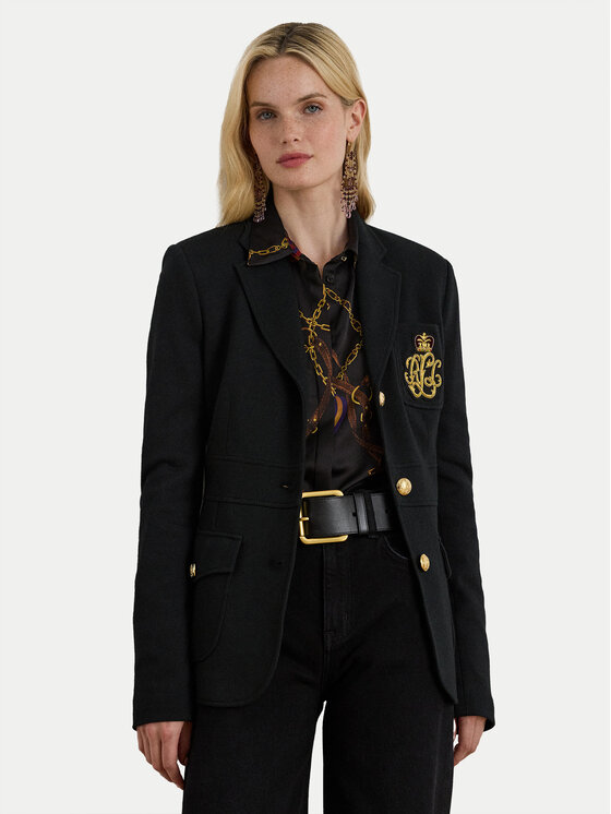 LAUREN RALPH LAUREN Сако 200980022001 Черен Slim Fit цвят на ниска цена
