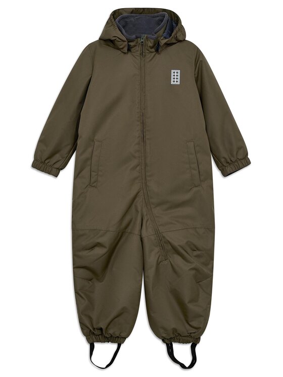 LEGO Зимен детски гащеризон Lwjori 11010428 Зелен Regular Fit цвят на ниска цена