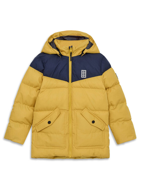 LEGO Зимно яке Lwjebel 733 11010195 Оранжев Regular Fit цвят на ниска цена