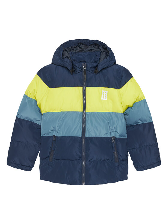 LEGO Зимно яке Lwjipe 705 22881 Тъмносин Regular Fit цвят на ниска цена