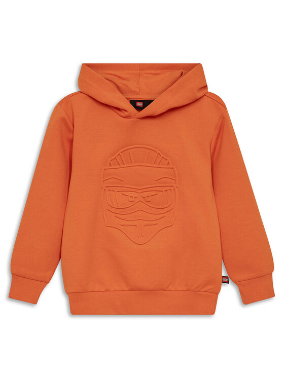 LEGO Суитшърт 11010950 Оранжев Regular Fit цвят на ниска цена